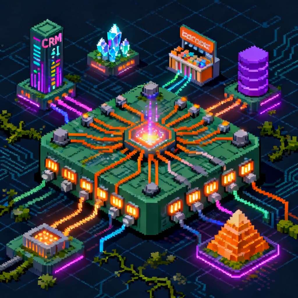 Illustration de l'article : Plateformes qui s’intègrent à n8n : 400+ connecteurs